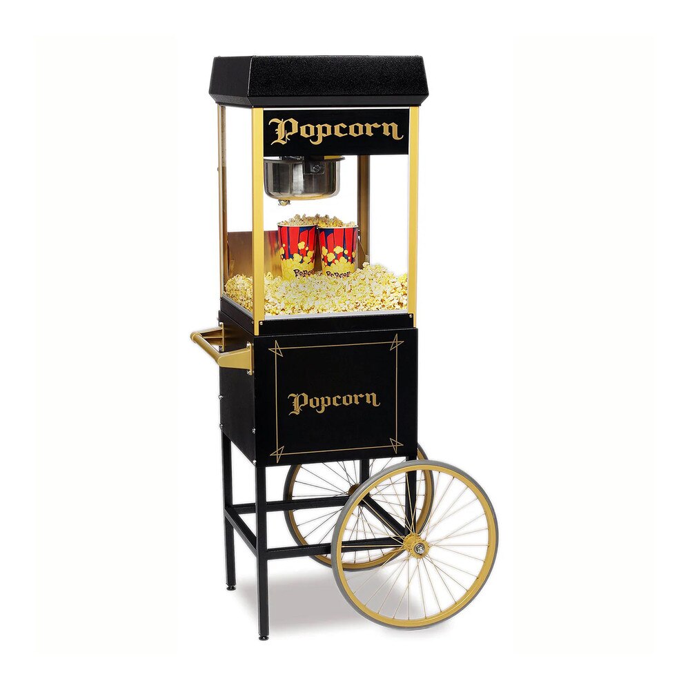 Gold Medal 2408BKG 8oz Popcorn Machine Including Cart